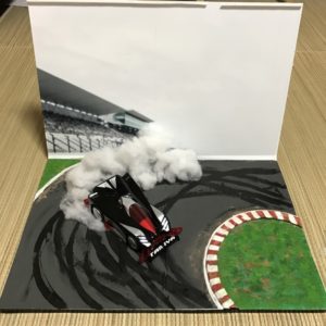 【ミニ四駆】100均手作り撮影ブース その2-ジオラマ編-