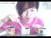 【動画】 秋葉原 『ハバネロ激辛ラーメン缶』を食べる 歌：さちお