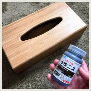 【IKEA】ティッシュケース（ボックス）を100均リメイク-DAISO編