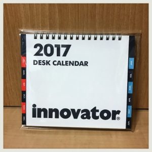 【これが好き！】イノベーター卓上カレンダー2017がシンプルお洒落