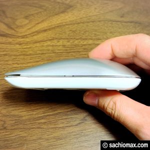 【MacBookAir】薄い軽い静かWskyワイヤレスマウスBluetoothシルバー06