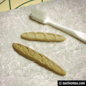 【初めての樹脂粘土】ミニチュアフード バケット(パン)の作り方-11