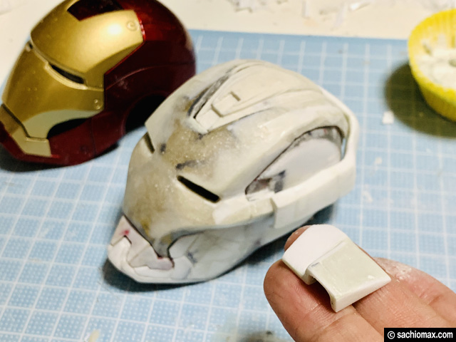 【週刊アイアンマン】ヘルメットをマーク17に改造100均DIY-前編--08