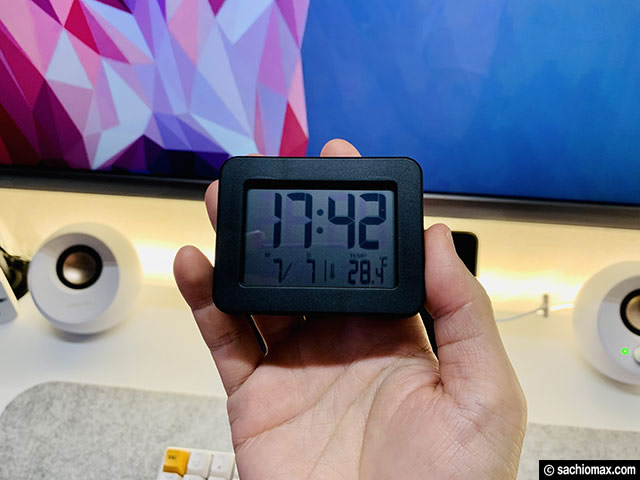 【100均DIY】タスクバーの時計を大きくカスタマイズする置き時計-05