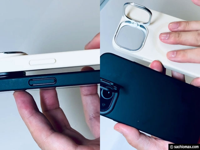 【超軽量＆超薄型】隠しスタンド内蔵MagSafe対応iPhone15ケース-03