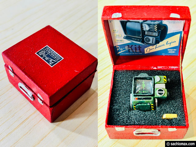 【Fallout】Pip-Boy 2000 Mk VI ミニチュアを作ってみた｜Construction Kitを完全再現！-02
