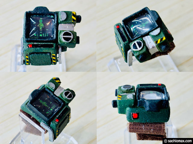 【Fallout】Pip-Boy 2000 Mk VI ミニチュアを作ってみた｜Construction Kitを完全再現！-03
